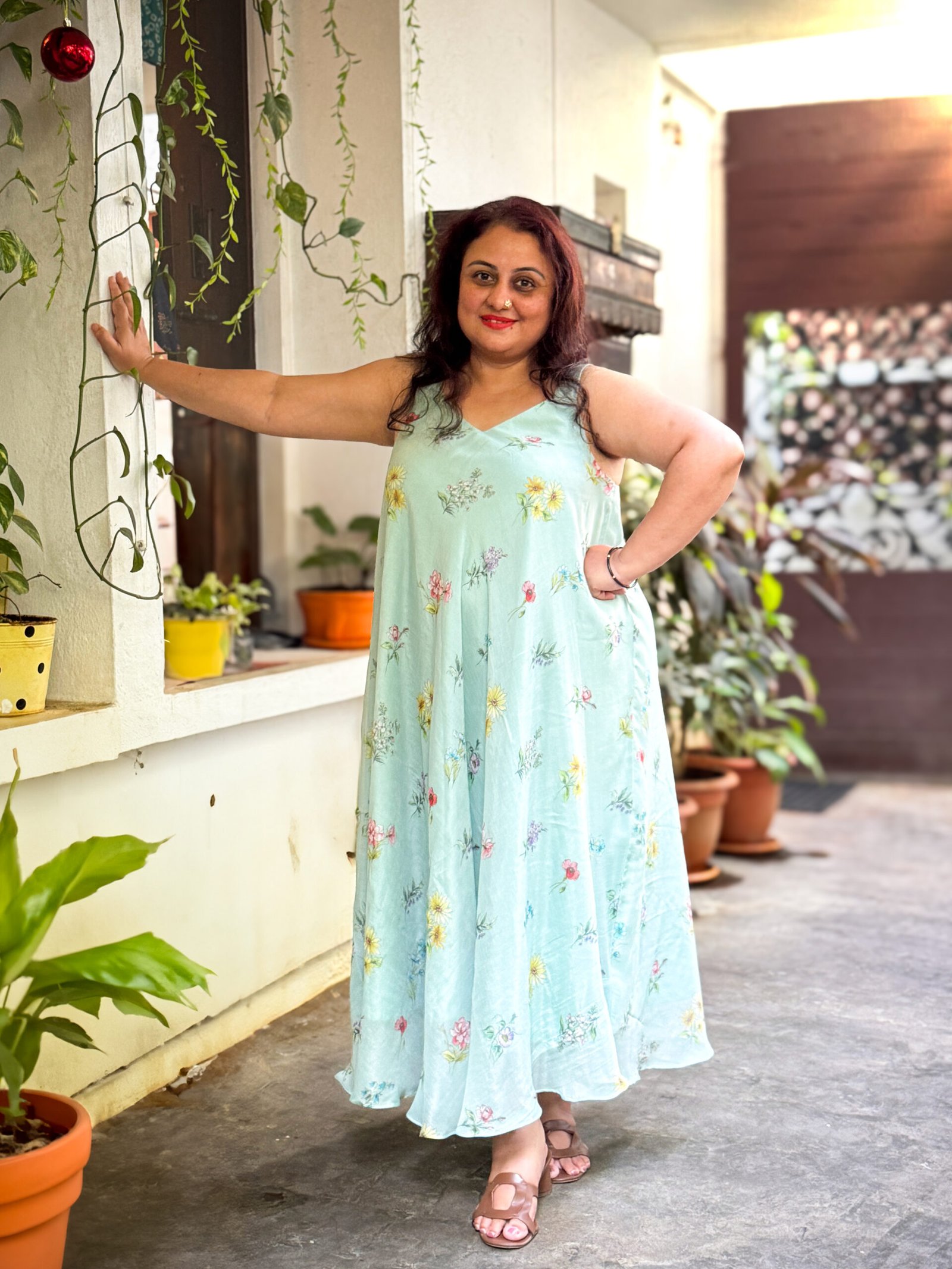 Garden Breeze Floral Dress