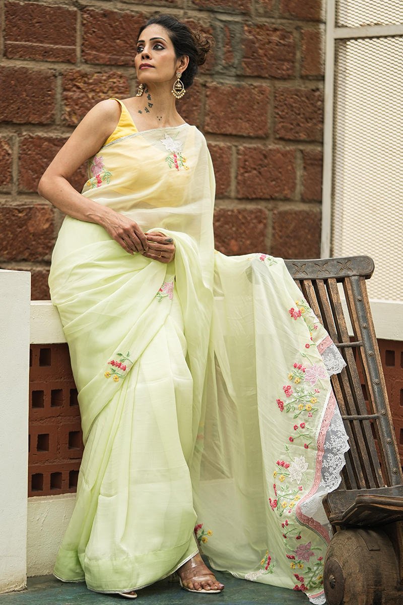 Mint Garden Saree